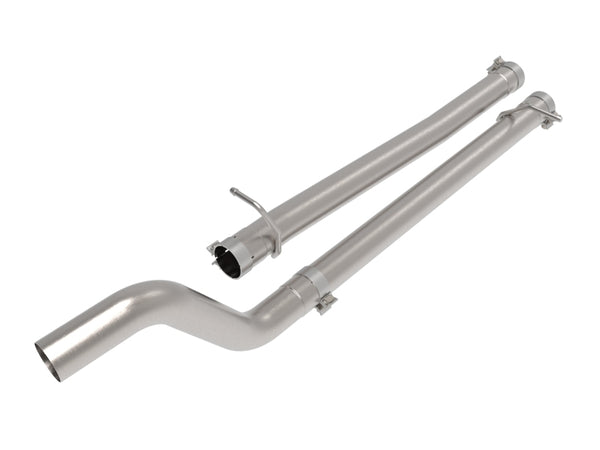 aFe Vulcan Series 3in 304 Stainless Steel Muffler Delete Pipe 2021 Ram 1500 TRX V8-6.2L (sc) - Bull Strap