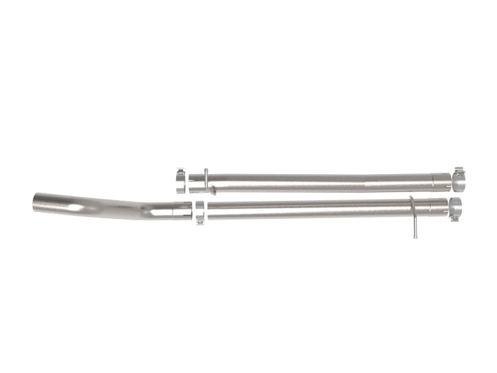 aFe Vulcan Series 3in 304 Stainless Steel Muffler Delete Pipe 2021 Ram 1500 TRX V8-6.2L (sc) - Bull Strap