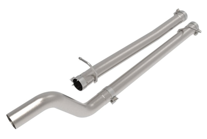 aFe Vulcan Series 3in 304 Stainless Steel Muffler Delete Pipe 2021 Ram 1500 TRX V8-6.2L (sc) - Bull Strap