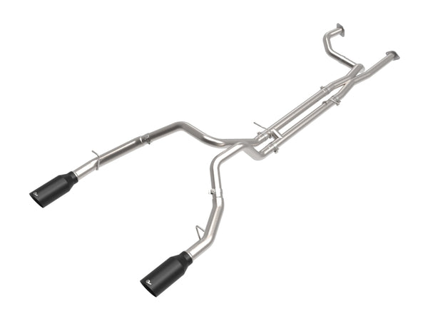 aFe Vulcan Series 3in 304SS Cat-Back Exhaust 21+ Ram 1500 TRX V8-6.2L w/ Black Tips - Bull Strap