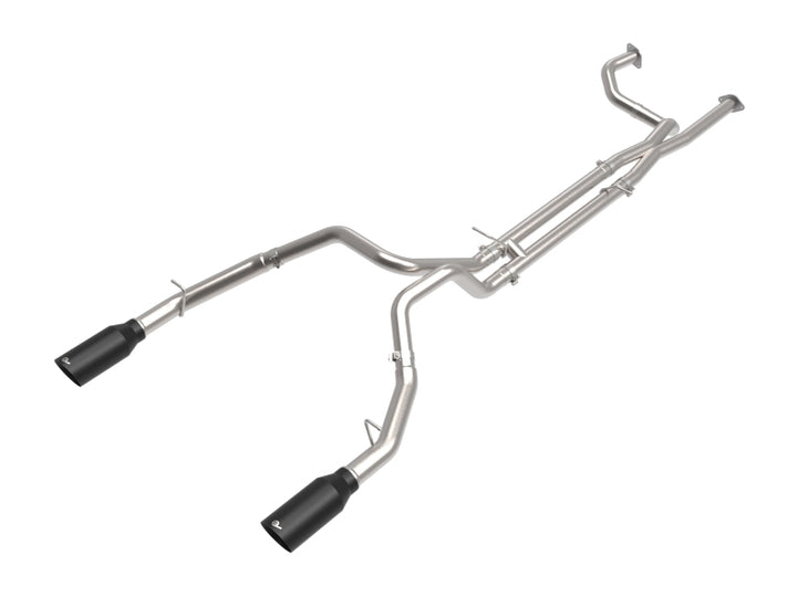 aFe Vulcan Series 3in 304SS Cat-Back Exhaust 21+ Ram 1500 TRX V8-6.2L w/ Black Tips - Bull Strap
