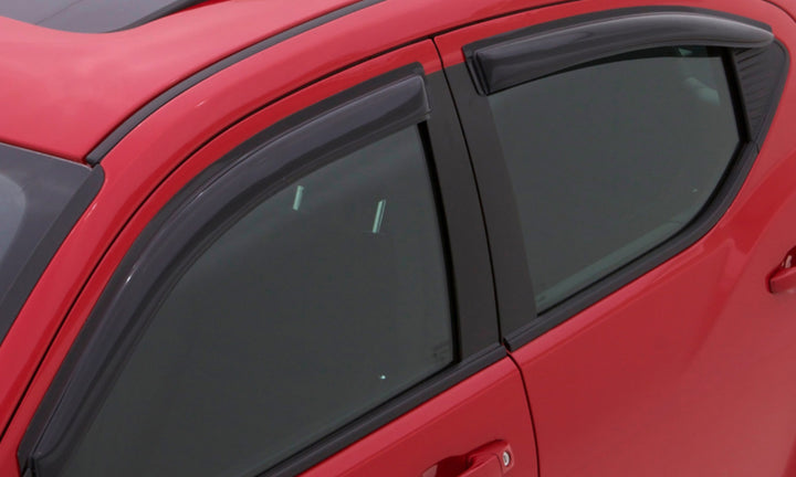 AVS 2022 Honda Civic Ventvisor Outside Mount Window Deflectors 4pc - Smoke - Bull Strap