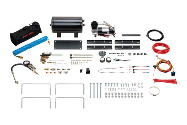 Firestone Air-Rite Air Command Self Leveling Single Path Kit w/ Onboard Auxiliary Air (WR17602950) - Bull Strap