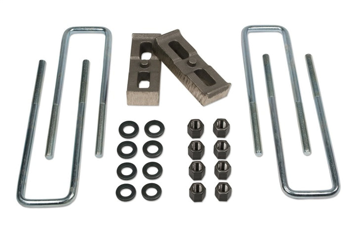 Tuff Country 11-23 Chevy Silverado 2500HD 4wd 1in Rear Block & U-Bolt Kit - Bull Strap