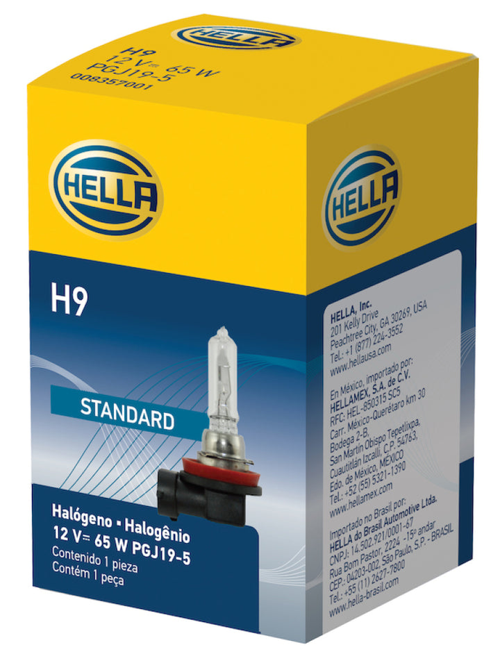 Hella Bulb H9 12V 65W PGJ19-5 T4 - Bull Strap
