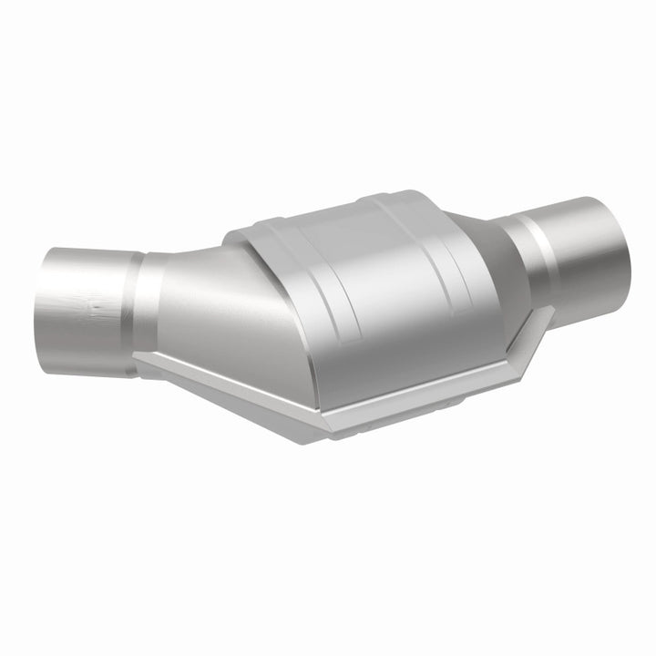 MagnaFlow Conv Universal 2.25 Angled Inlet OEM - Bull Strap