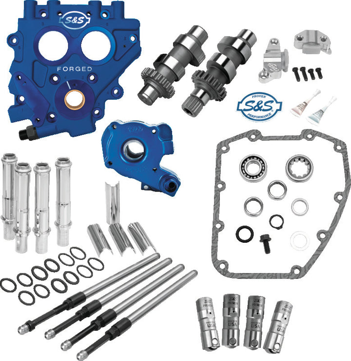 S&S Cycle 99-06 BT Chain Drive Cam Chest Kit - 509C - Bull Strap