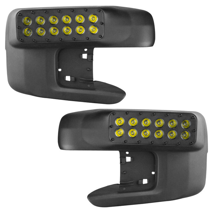 Oracle 21-25 Ford F150 LED Off-Road Side Mirror Ditch Lights - White LED - Bull Strap