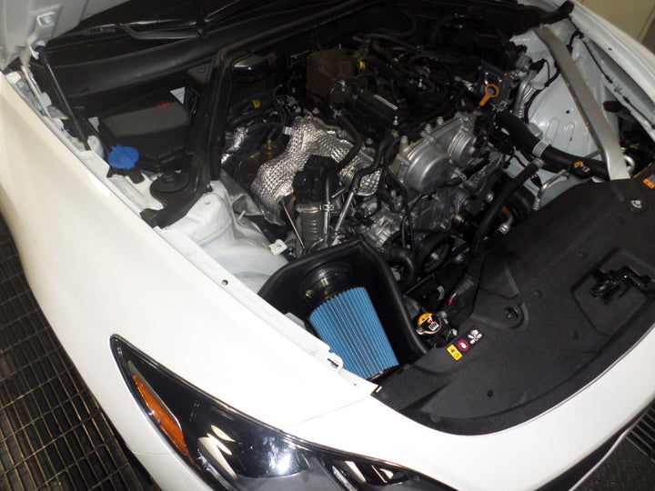 Injen 2018+ Kia Stinger 2.0L Turbo L4 Wrinkle Red Short Ram Tuned Intake System - Bull Strap