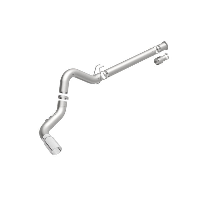 MagnaFlow 08-17 Ford F-250/F-350/F-450 6.4L/6.7L DPF-Back SS 5in Single Passenger Side Rear Exit - Bull Strap