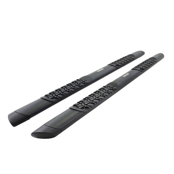 Go Rhino V-Series V3 Side Step - Universal 87in. (Fits 4DR) - Tex. Blk - Bull Strap
