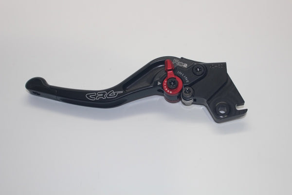 CRG 06-10 Suzuki GSXR 600/ 750/ 1000 RC2 Clutch Lever -Short Black - Bull Strap
