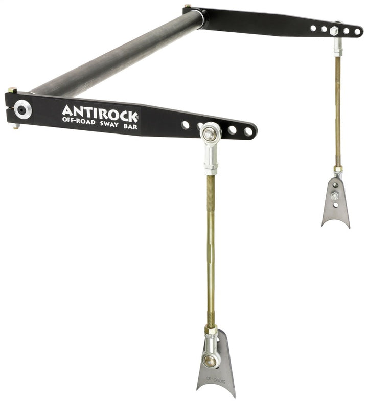 RockJock Antirock Sway Bar Kit Universal 45in Bar 17in Steel Arms - Bull Strap