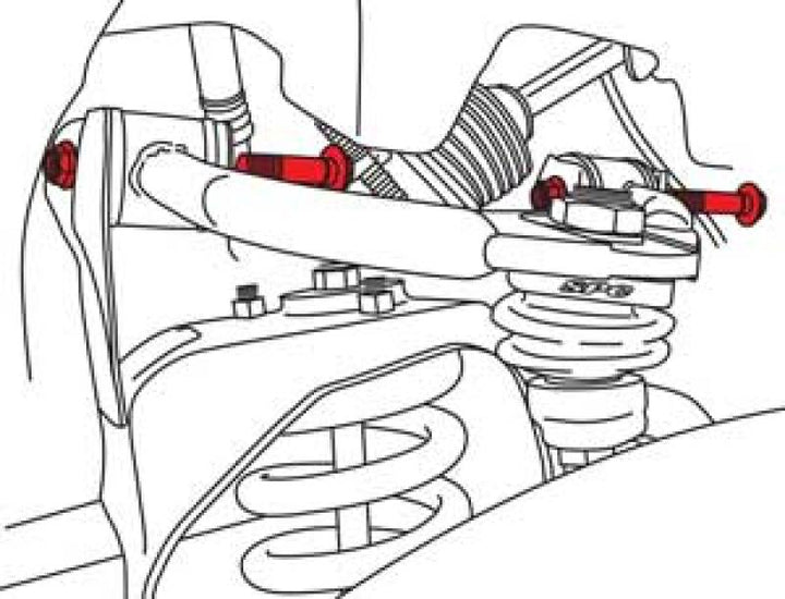 SPC Performance 04-13 Nissan Armada / 05-12 Pathfinder / 04-13 Titan UCA Mounting Bolt - Bull Strap