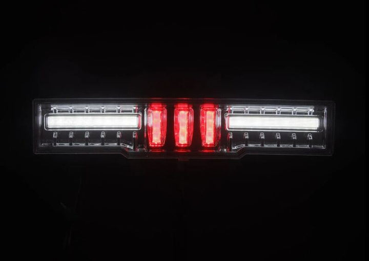 AlphaRex 21-24 Toyota GR86 / 21-24 Subaru BRZ NOVA-Series Prismatic LED Fourth Brake Light - Chrome - Bull Strap