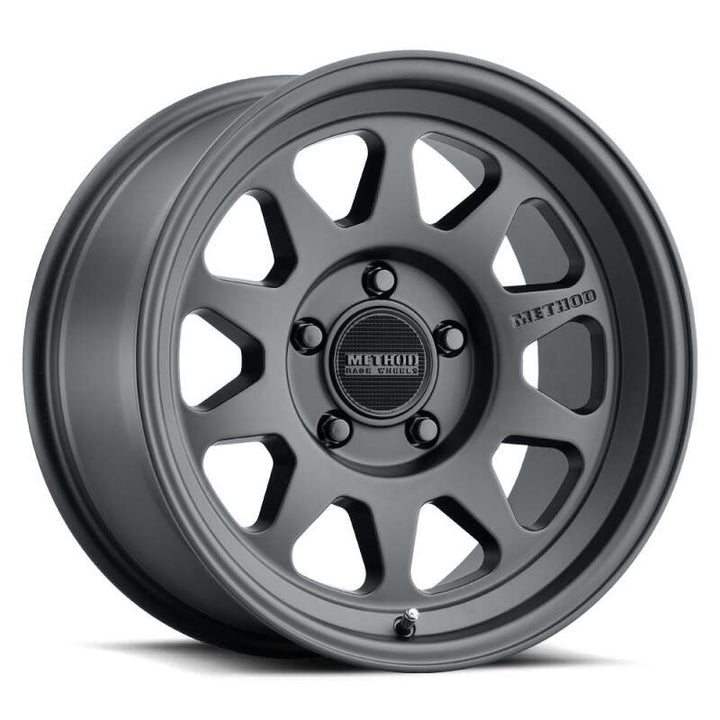 Method MR316 17x8 25mm Offset 5x150 110.5mm CB Matte Black Wheel - Bull Strap