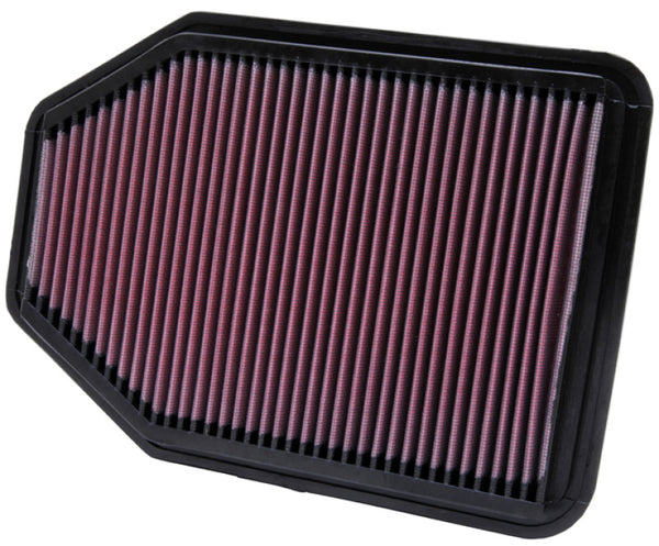 K&N 07-10 Jeep Wrangler 3.8L V6 Drop In Air Filter - Bull Strap