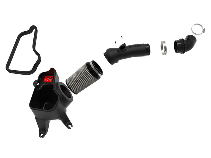 aFe Takeda Intakes Stage-2 CAIS w/ Pro Dry S Media 16-18 Honda Civic 2.0L (blk) - Bull Strap