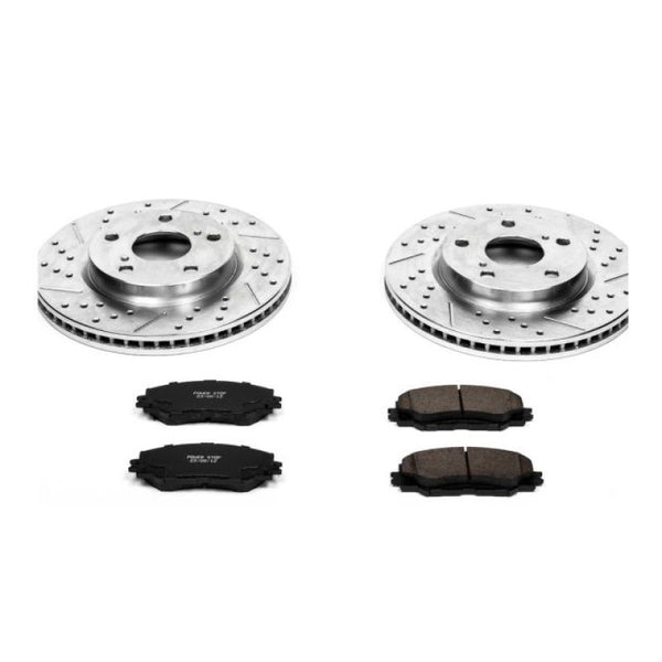 Power Stop 10-12 Lexus HS250h Front Z23 Evolution Sport Brake Kit - Bull Strap