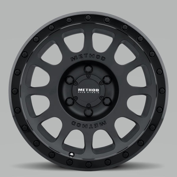 Method MR305 NV 18x9 -12mm Offset 6x5.5 108mm CB Double Black Wheel - Bull Strap