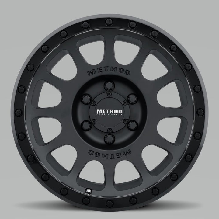 Method MR305 NV 18x9 -12mm Offset 6x5.5 108mm CB Double Black Wheel - Bull Strap