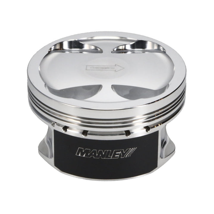 Manley 04+ Subaru WRX STi (EJ257) STD Stroke 99.5mm STD Bore 9.8:1 Dish Piston Set with Rings - Bull Strap