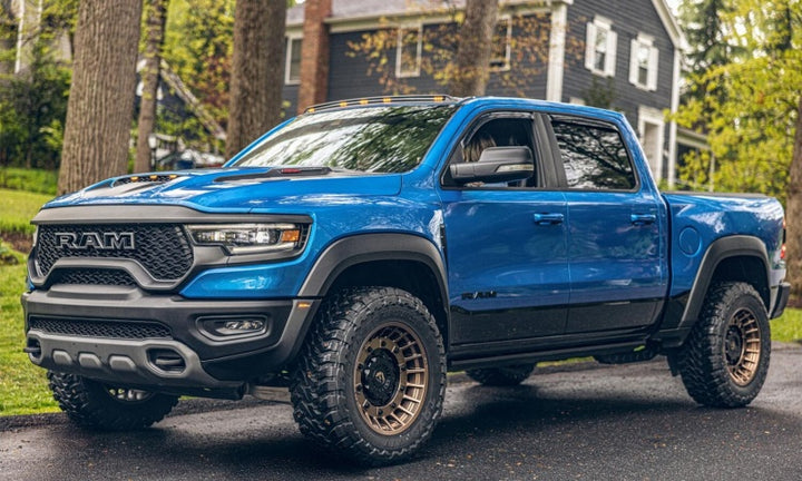 AVS 2019 RAM 1500 Crew Cab Ventvisor In-Channel Window Deflectors - 4pc - Smoke - Bull Strap