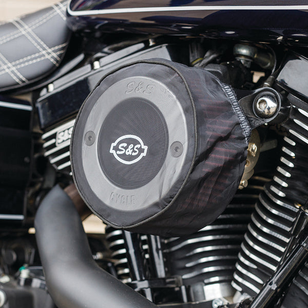 S&S Cycle Teardrop Air Stinger Pre-Filter Air Cleaner Cover Filter - Bull Strap
