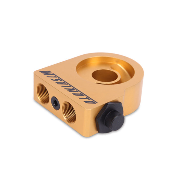 Mishimoto Thermostatic Gold M20 Oil Sandwich Plate - Bull Strap