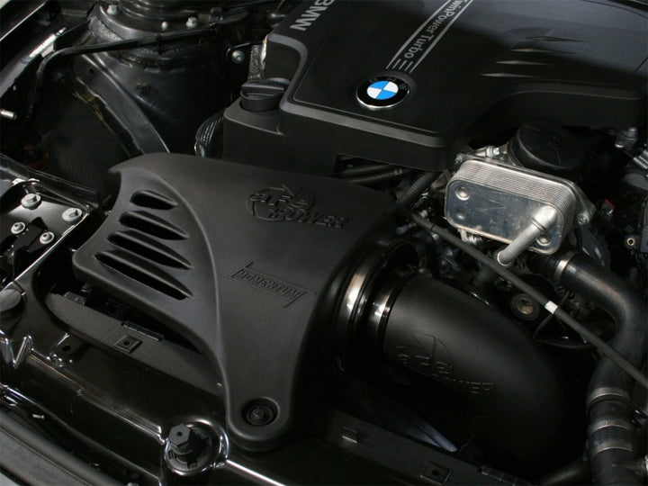aFe MagnumFORCE Intake Stage-2 Si Pro Dry S BMW 328i (F30) 2012-15 L4 2.0L Turbo N20 - Bull Strap