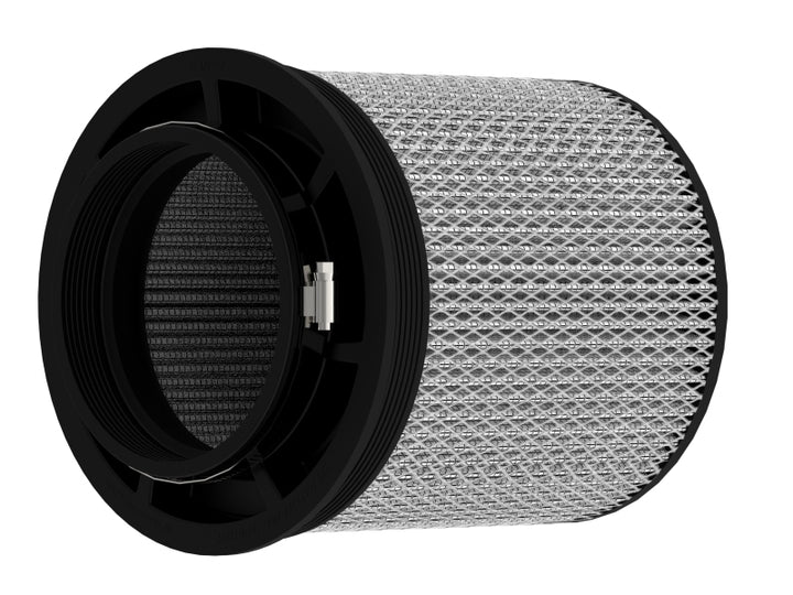 aFe Momentum Pro DRY S Replacement Air Filter 5-1/2in F x 8in B x 8in T (Inv) x 9in H - Bull Strap