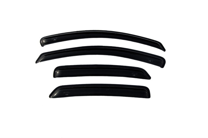 AVS 05-07 Ford Five Hundred Ventvisor Outside Mount Window Deflectors 4pc - Smoke - Bull Strap