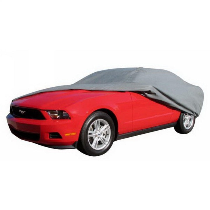 Rampage 1999-2019 Universal Easyfit Car Cover 4 Layer - Grey - Bull Strap