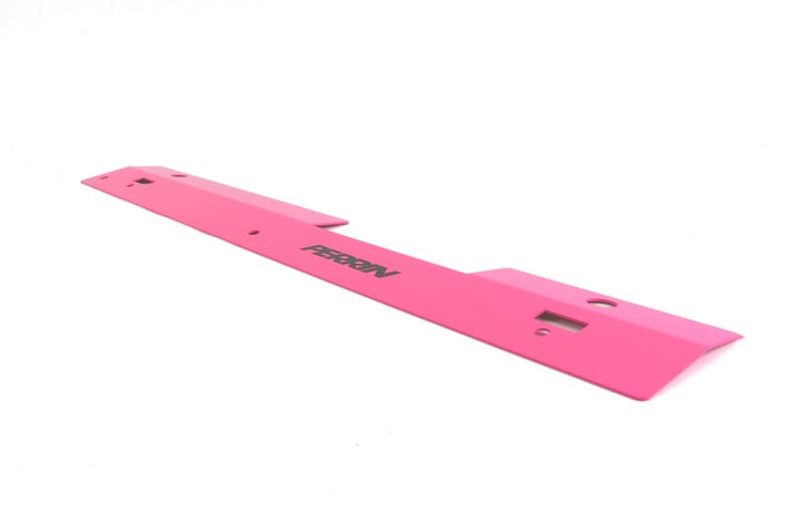 PERRIN 02-07 Subaru WRX/STi Radiator Shroud - Hyper Pink - Bull Strap