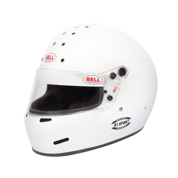 Bell K1 Sport SA2020 V15 Brus Helmet - Size 60 (White) - Bull Strap
