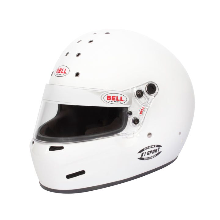 Bell K1 Sport SA2020 V15 Brus Helmet - Size 60 (White) - Bull Strap
