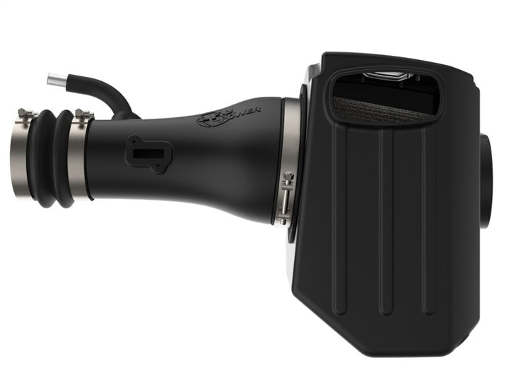aFe Momentum GT Pro DRY S Cold Air Intake System 17-18 Nissan Titan V8 5.6L - Bull Strap