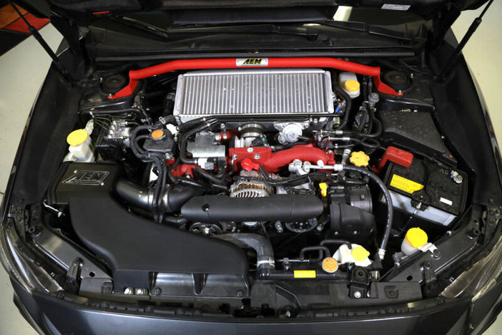 AEM 19-21 Subaru WRX STI 2.5L H4 Cold Air Intake System - Bull Strap