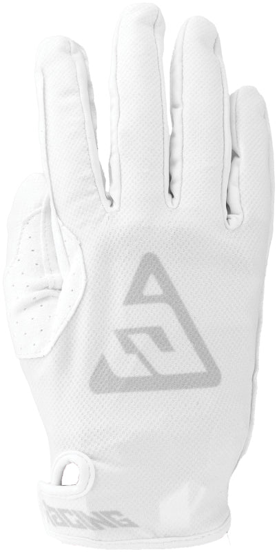 Answer 25 Ascent Gloves White/Grey - Small - Bull Strap