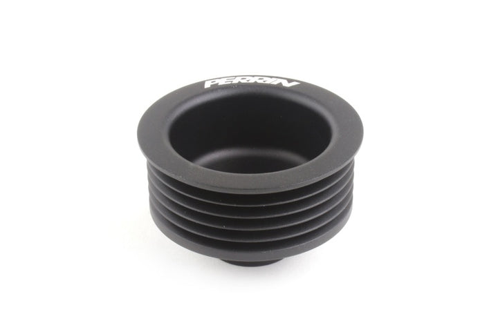 PERRIN 15-25 Subaru WRX / 15-22 Crosstrek / 14-18 FXT Lightweight Alternator Pulley - Black - Bull Strap