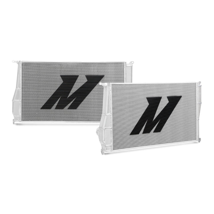 Mishimoto 2006-2013 BMW 335i/135i (Manual) Performance Aluminum Radiator - Bull Strap