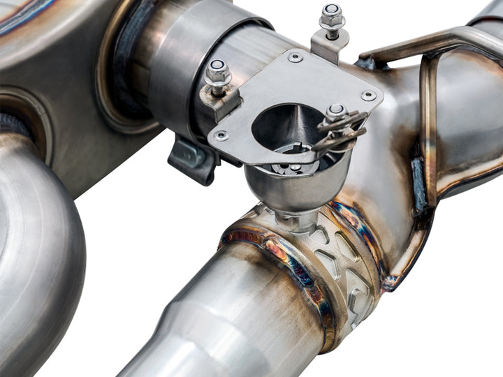 AWE Tuning BMW F8X M3/M4 SwitchPath Catback Exhaust - Diamond Black Tips - Bull Strap