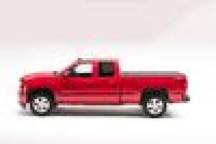 BAK 14-18 Chevy Silverado 1500 / 15-20 Silverado 2500/3500 5ft 8in Bed BAKFlip MX4 Matte Finish - Bull Strap