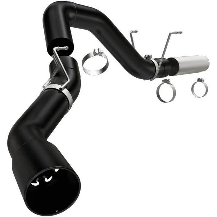 MagnaFlow 2020 Dodge Ram 3500 6.7L DPF-Back Black 5in Single Passenger Side Rear Exit - Bull Strap