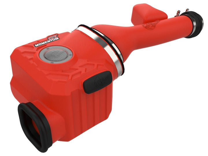 aFe Momentum GT Red Edition Cold Air Intake System w/ Pro DRY S Filt Toyota FJ Cruiser 07-23 V6-4.0L - Bull Strap