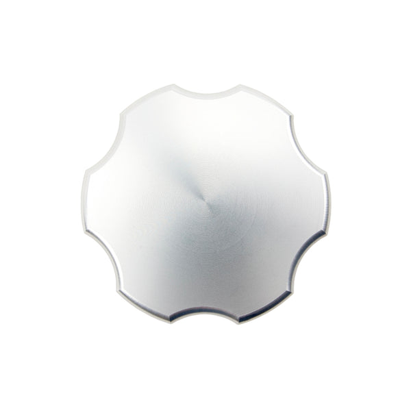 Wehrli 98.5-23 Cummins Billet Aluminum Clear Anodized Oil Fill Cap - Bull Strap