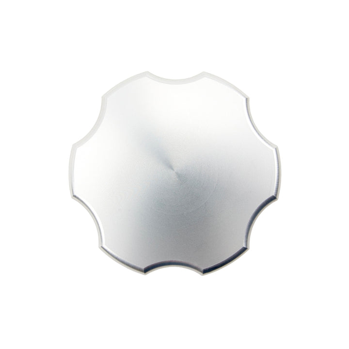 Wehrli 98.5-23 Cummins Billet Aluminum Clear Anodized Oil Fill Cap - Bull Strap