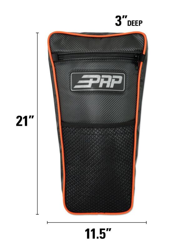 PRP Polaris RZR Center Bag - Black - Bull Strap