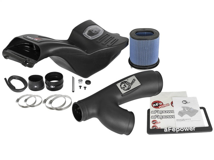 aFe Momentum GT Pro 5R Cold Air Intake System 2017 Ford F-150 Raptor V6-3.5L (tt) EcoBoost - Bull Strap