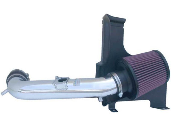 K&N Performance Intake Kit TYPHOON LEXUS IS300 L6-3.0L 01-02 - POLISHED - Bull Strap